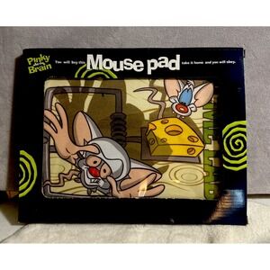 Pinky and the Brain Mouse Pad ACME Labs 1990s NEW
